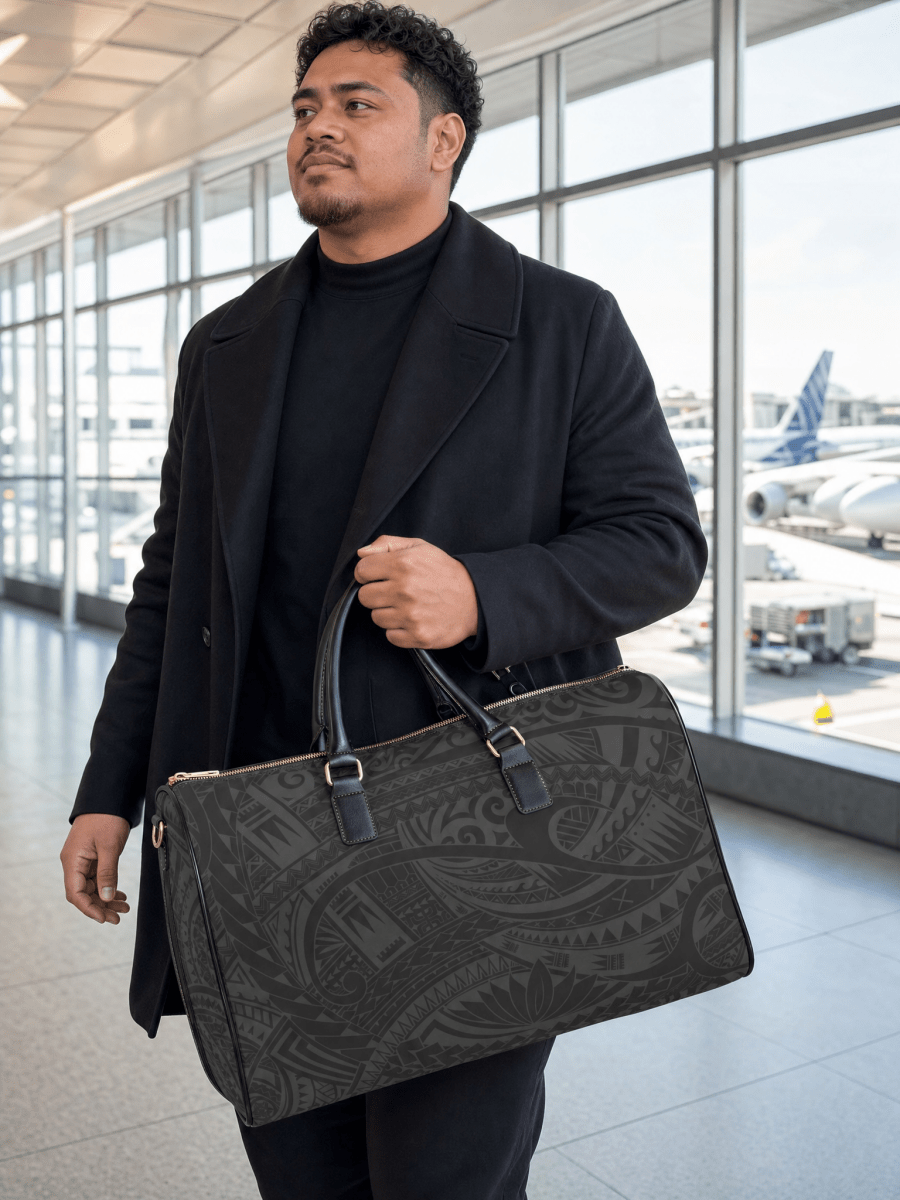 Faux Leather Travel Bag - Warrior - The Koko Samoa