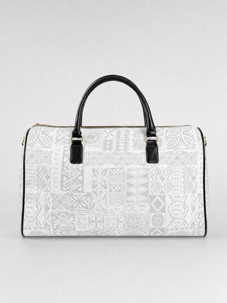 Faux Leather Travel Bag - White Sunday - The Koko Samoa
