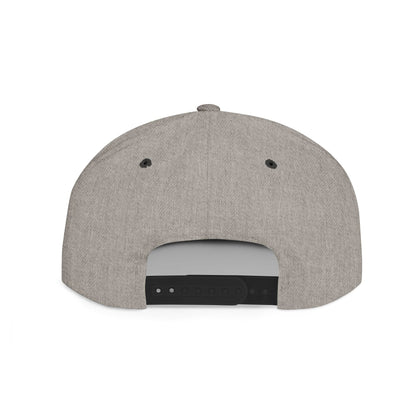 Flat Bill Snapback Hat — USA USO - White Embroidery - AU/NZ/USA - The Koko Samoa