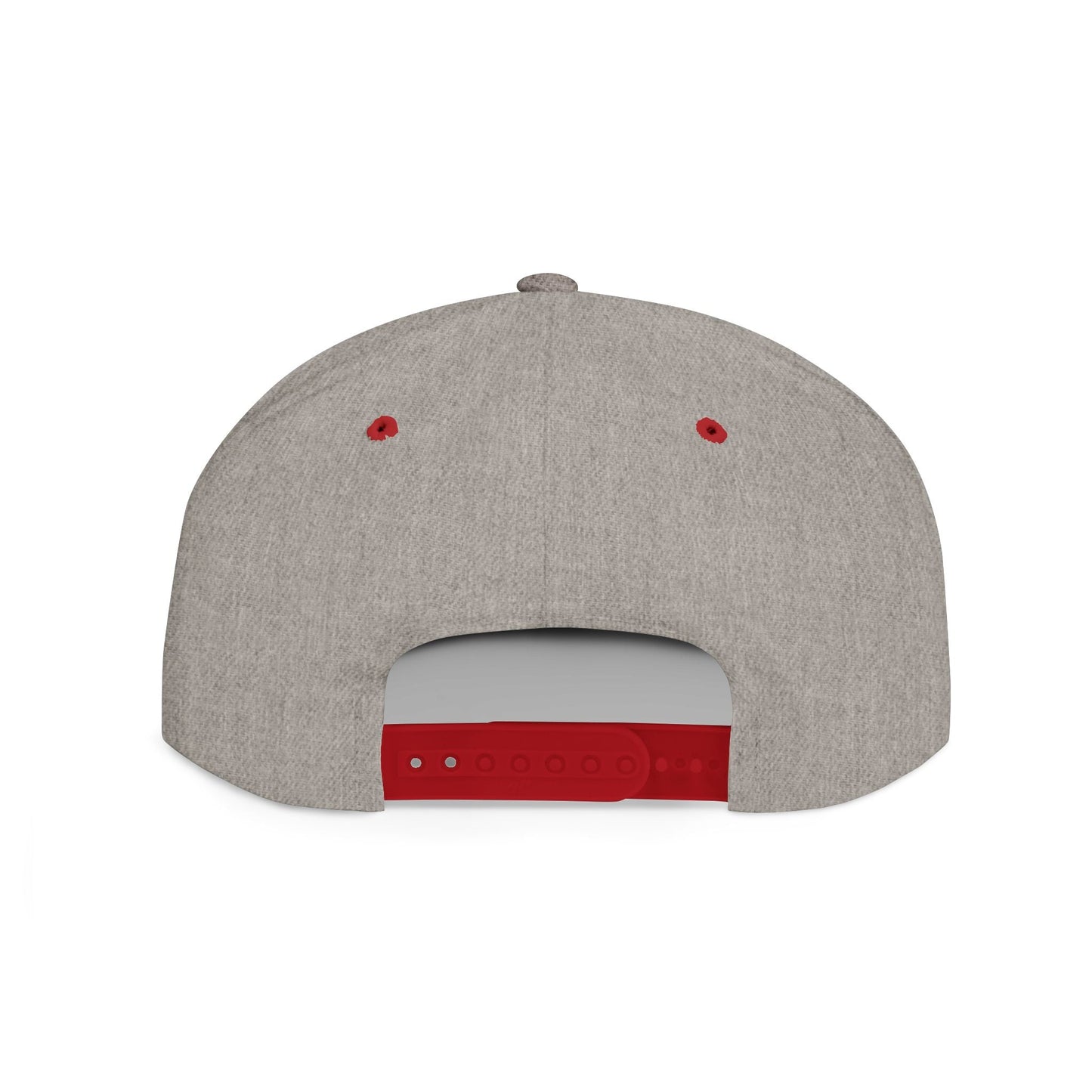 Flat Bill Snapback Hat — USA USO - White Embroidery - AU/NZ/USA - The Koko Samoa