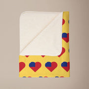 Fleece Sherpa Blanket - Samoan Flag - AU/NZ/USA - The Koko Samoa