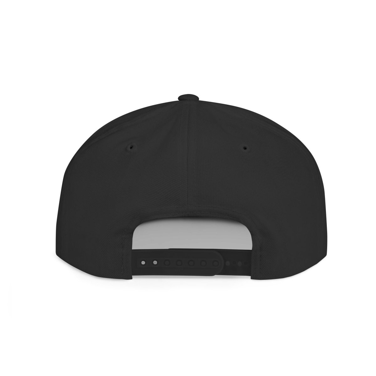 Fulfill Engine Samoa flat bill snapback hat in black with white and gold embroidery, adjustable one size for AU, NZ, and USA.