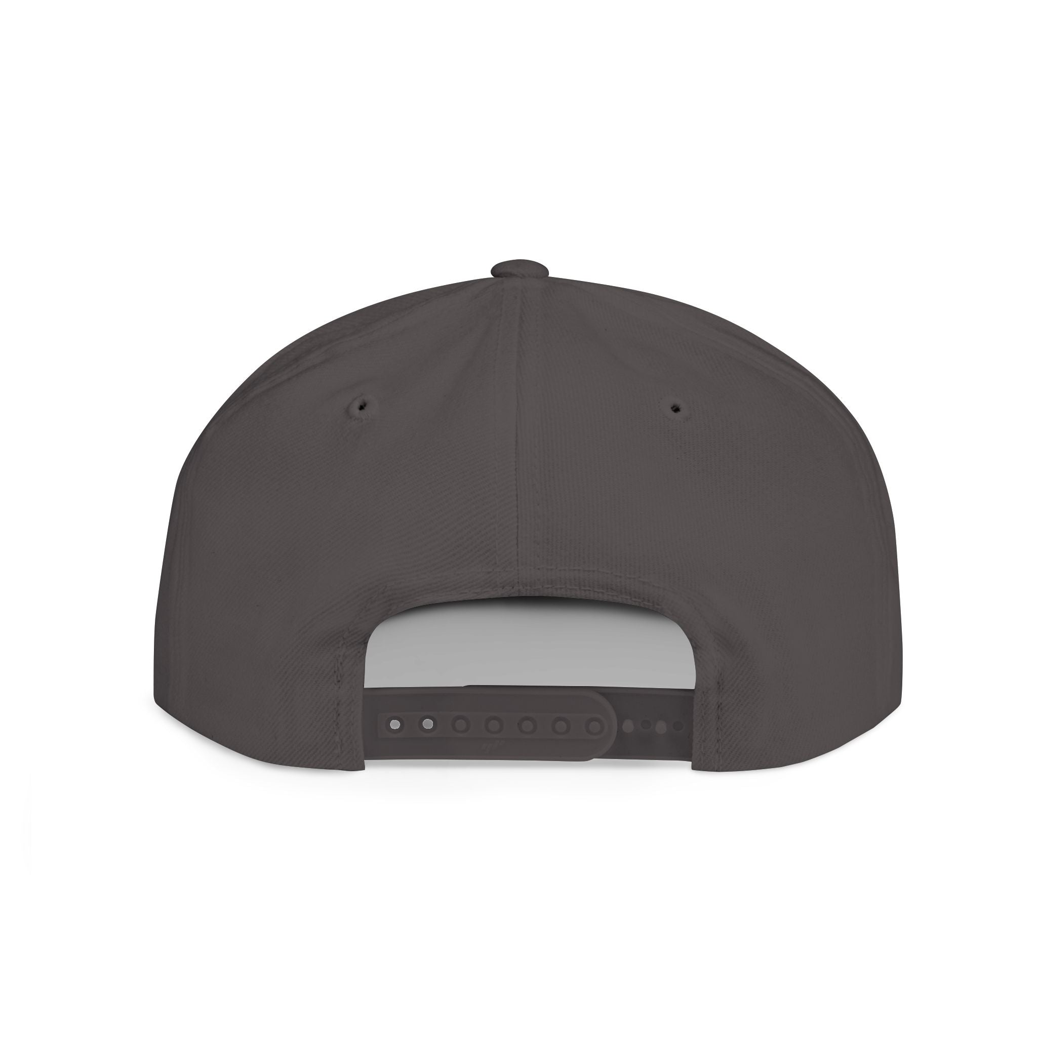 Fulfill Engine flat bill snapback hat in black with white and gold Samoa embroidery, one size, adjustable brim, stylish casual accessory