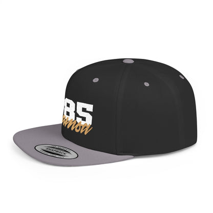 Flat Bill Snapback Hat - 685 Samoa - White & Gold - The Koko Samoa