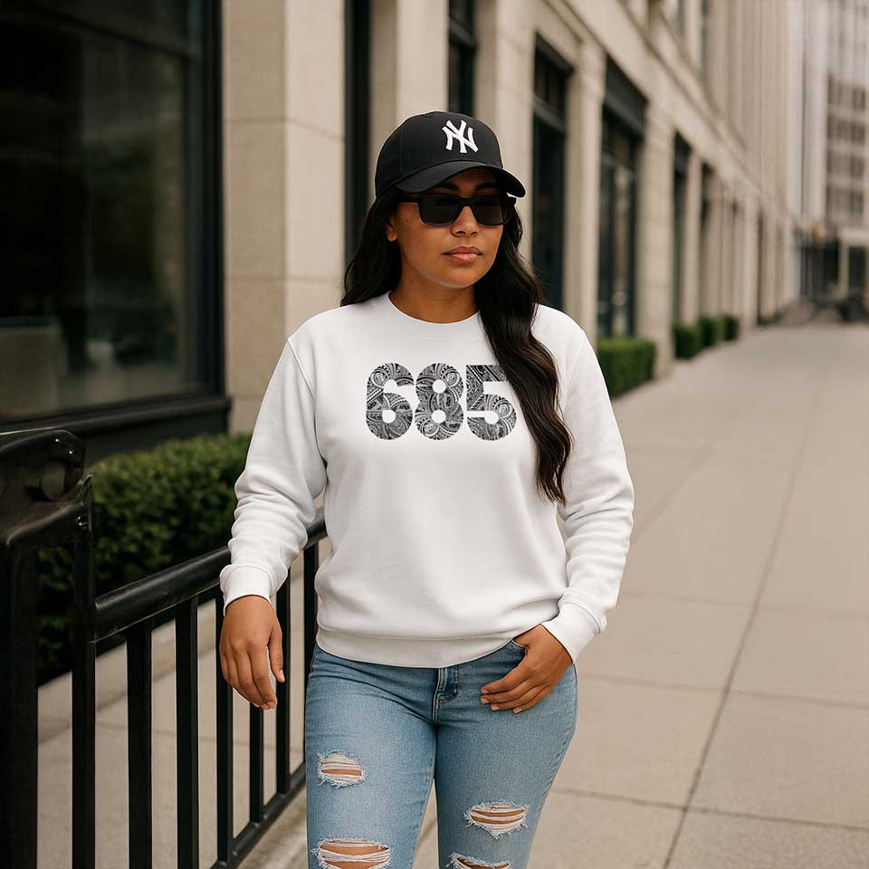 Navy unisex heavy sweatshirt from Fulfill Engine with a relaxed fit, made of soft, warm fabric for casual comfort.