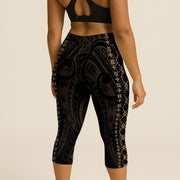 Women's Capri Leggings - Malu - AU/NZ/USA - The Koko Samoa