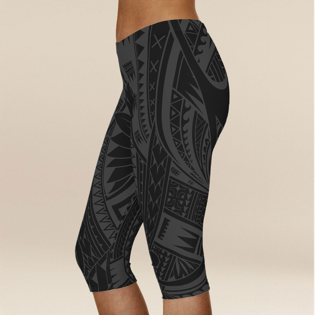Women's Capri Leggings - Warrior - AU/NZ/USA - The Koko Samoa