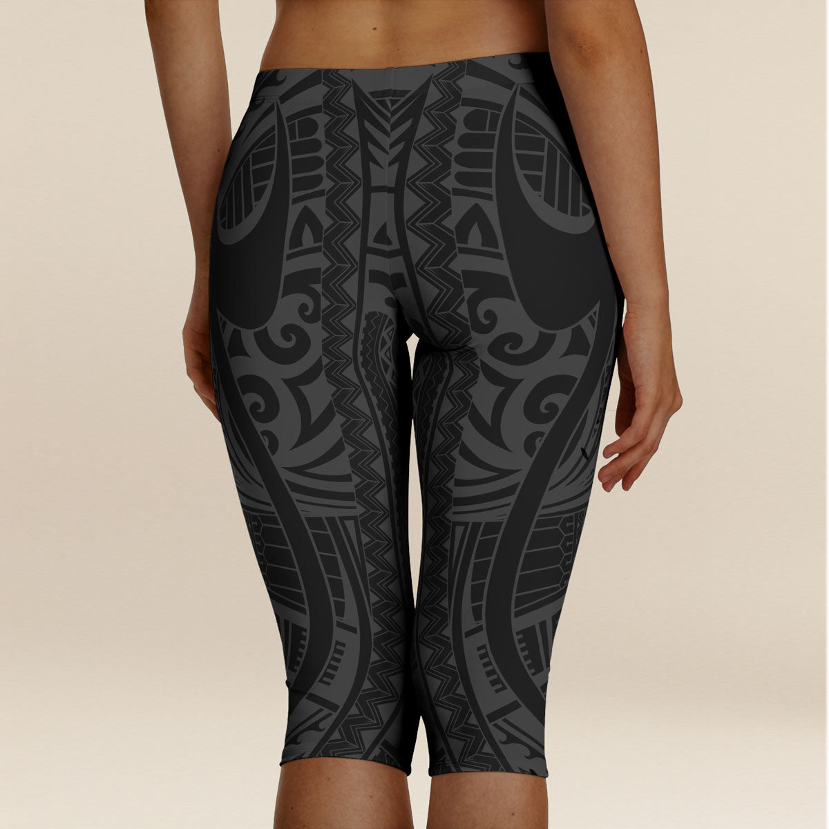 Women's Capri Leggings - Warrior - AU/NZ/USA - The Koko Samoa