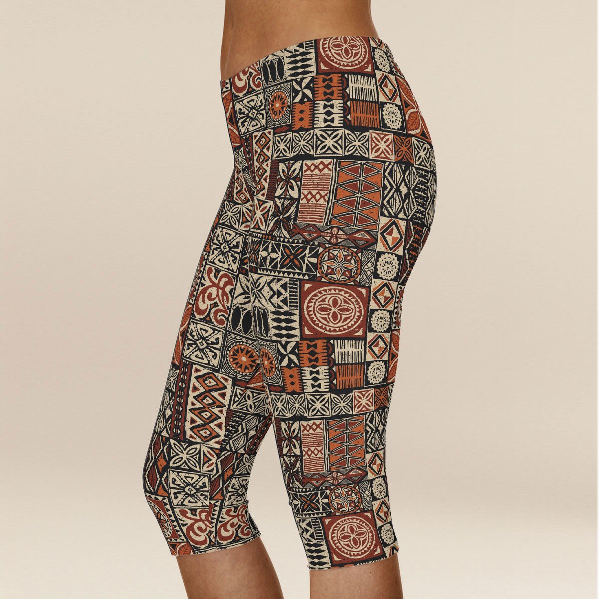 Women's Capri Leggings - Elei - AU/NZ/USA - The Koko Samoa