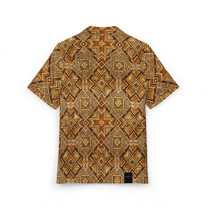 KoaTech™ - Hawaiian Button - Down Shirt - Earthline - AU/NZ/USA - The Koko Samoa
