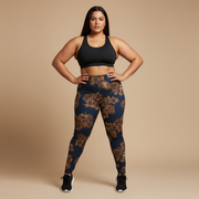 IslandFlex Mid-Rise Leggings - Fagaloa Twilight - AU/NZ/USA