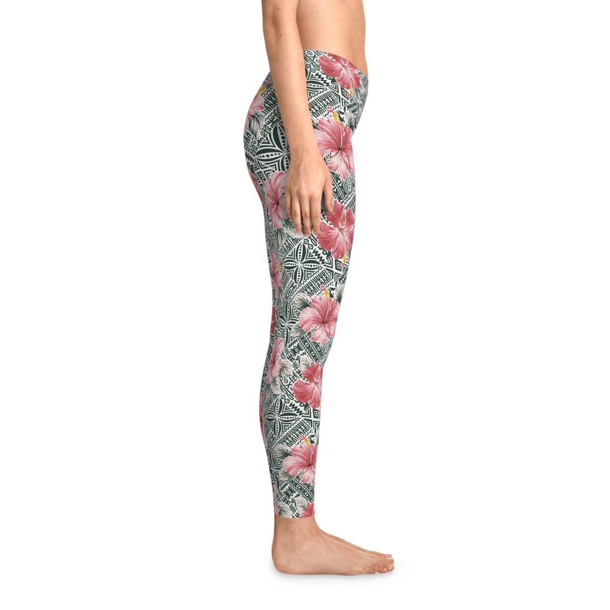 IslandFlex Leggings - Solosolo Blooms - AU/NZ/USA - The Koko Samoa