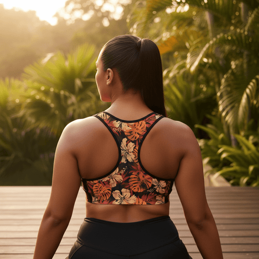 Seamless Sports Bra - Lalomanu Ember - AU/NZ/USA - The Koko Samoa