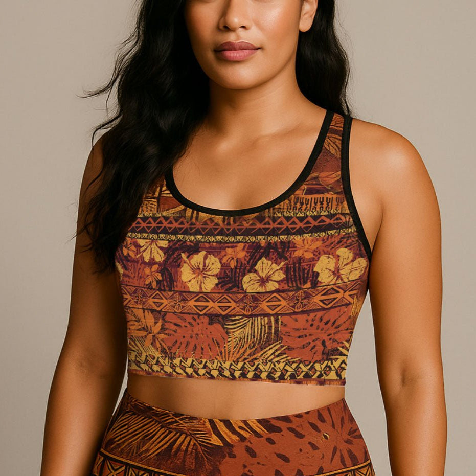 Seamless Sports Bra - Poutasi - AU/NZ/USA - The Koko Samoa