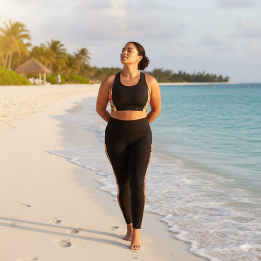 Islandflex Seamless Sports Bra - Sataoa Sunrise - AU/NZ/USA - The Koko Samoa