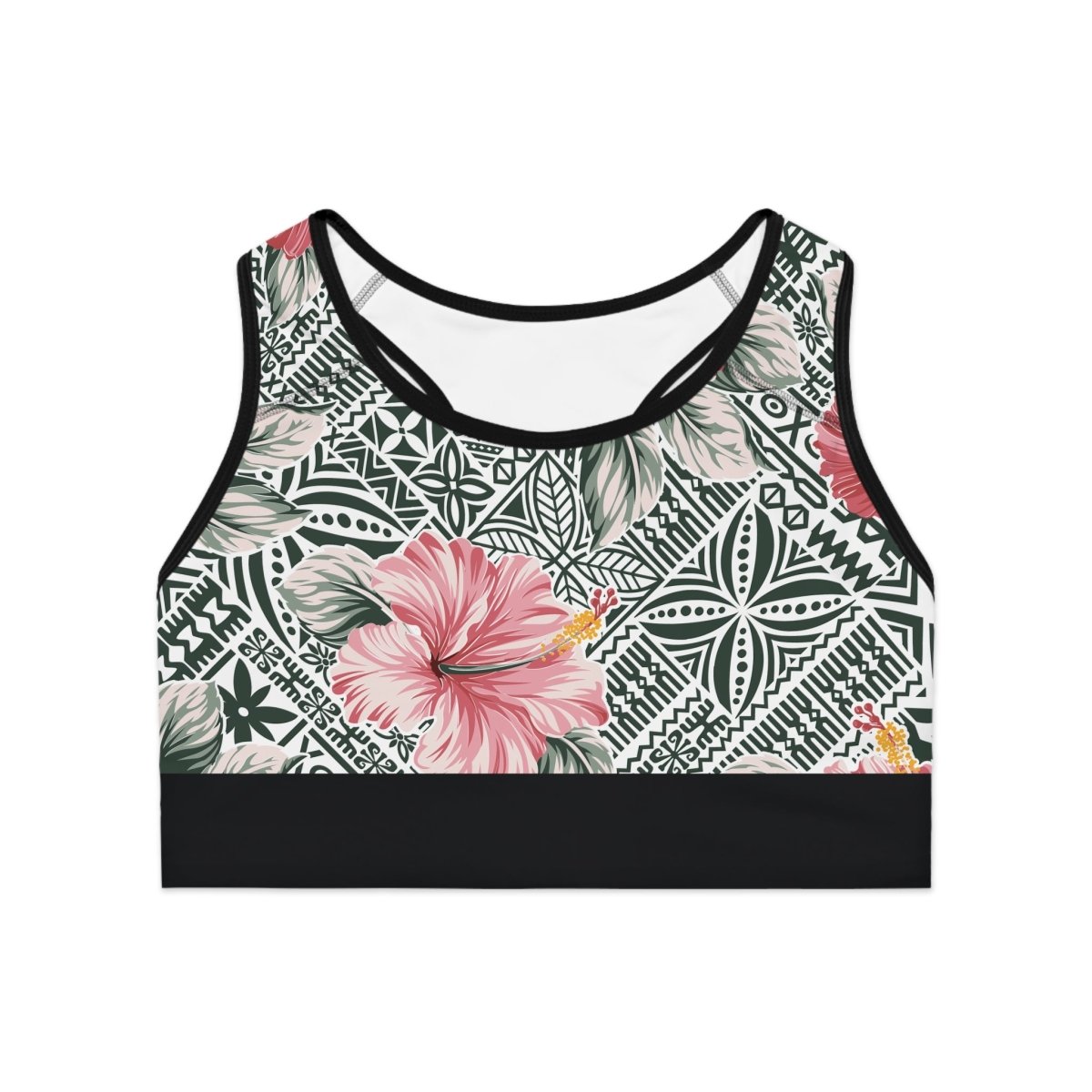 Seamless Sports Bra - Solosolo Blooms - AU/NZ/USA - The Koko Samoa
