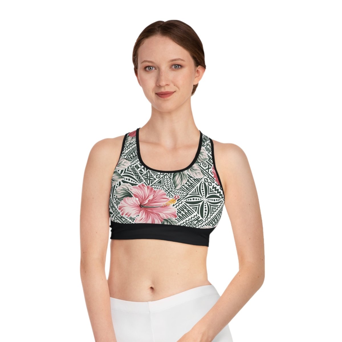 Seamless Sports Bra - Solosolo Blooms - AU/NZ/USA - The Koko Samoa
