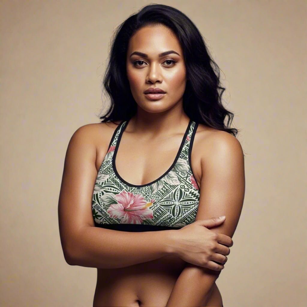 Seamless Sports Bra - Solosolo Blooms - AU/NZ/USA