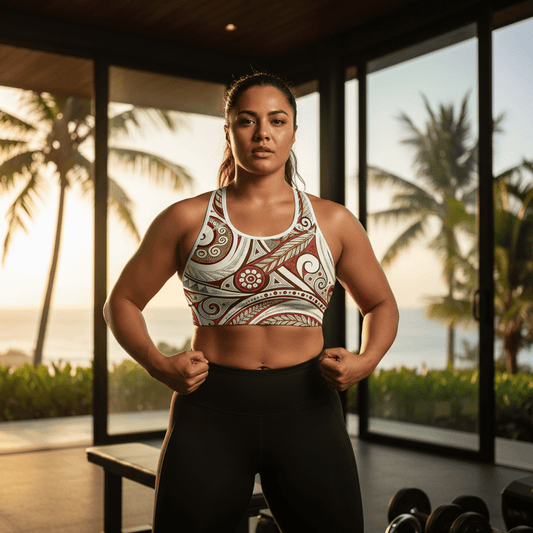 Seamless Sports Bra - Firecrest - AU/NZ/USA - The Koko Samoa