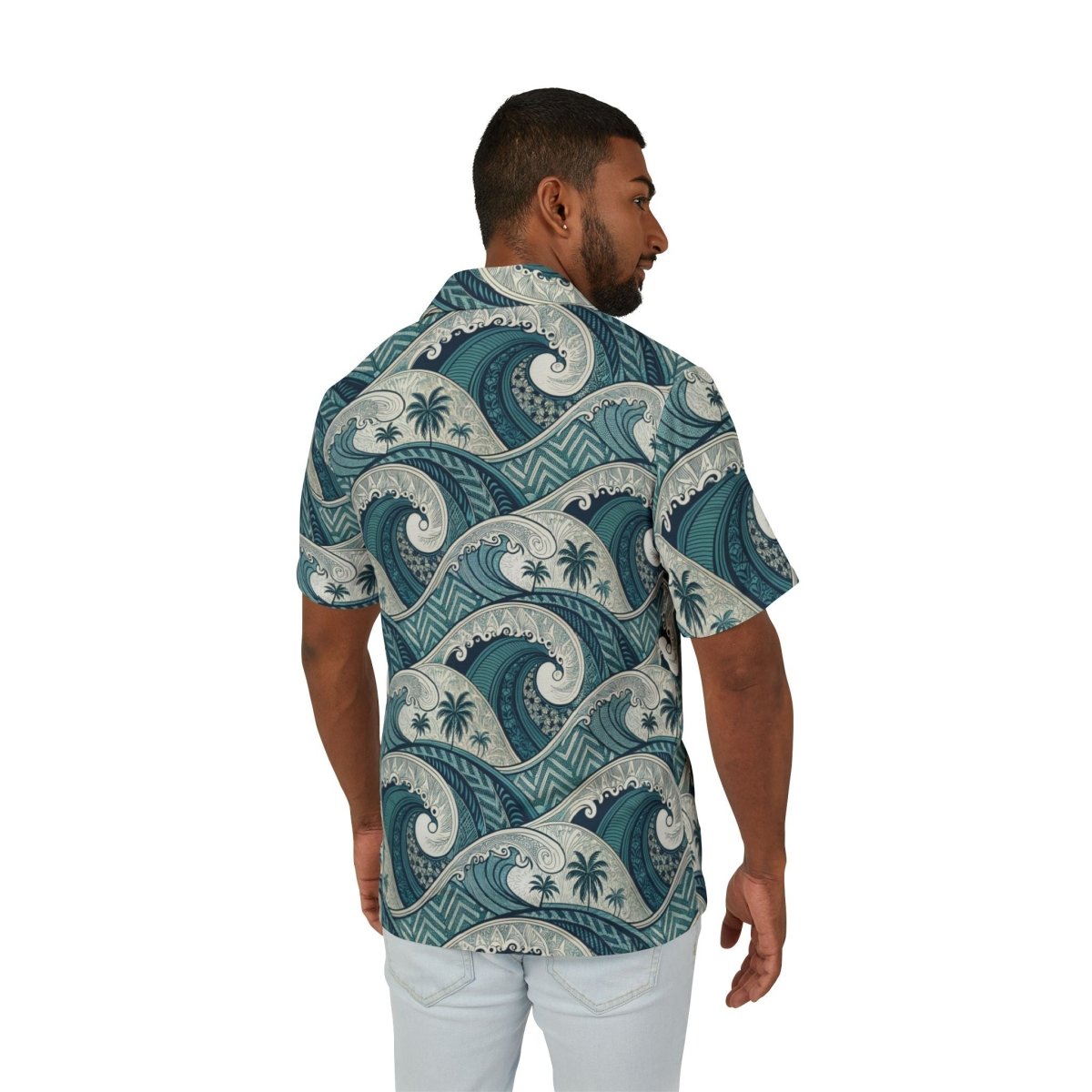 Hawaiian Camp Shirt - Blue Waves - AU/NZ/USA - The Koko Samoa