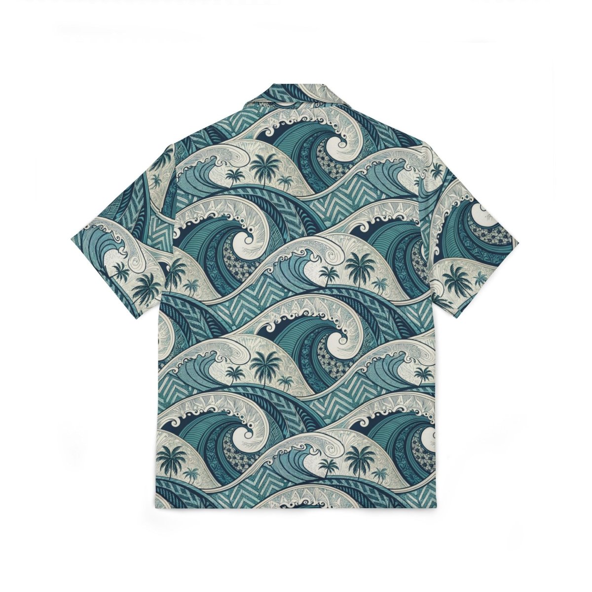 Hawaiian Camp Shirt - Blue Waves - AU/NZ/USA - The Koko Samoa