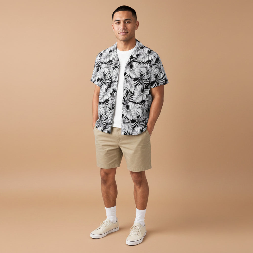 Hawaiian Camp Shirt - Falealili Shades - AU/NZ/USA - The Koko Samoa