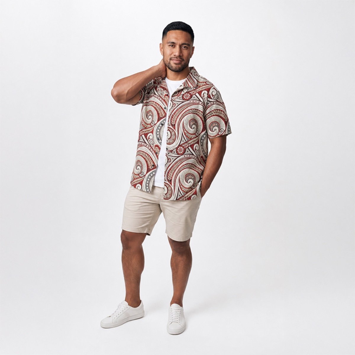 Hawaiian Camp Shirt - Firecrest - AU/NZ/USA - The Koko Samoa