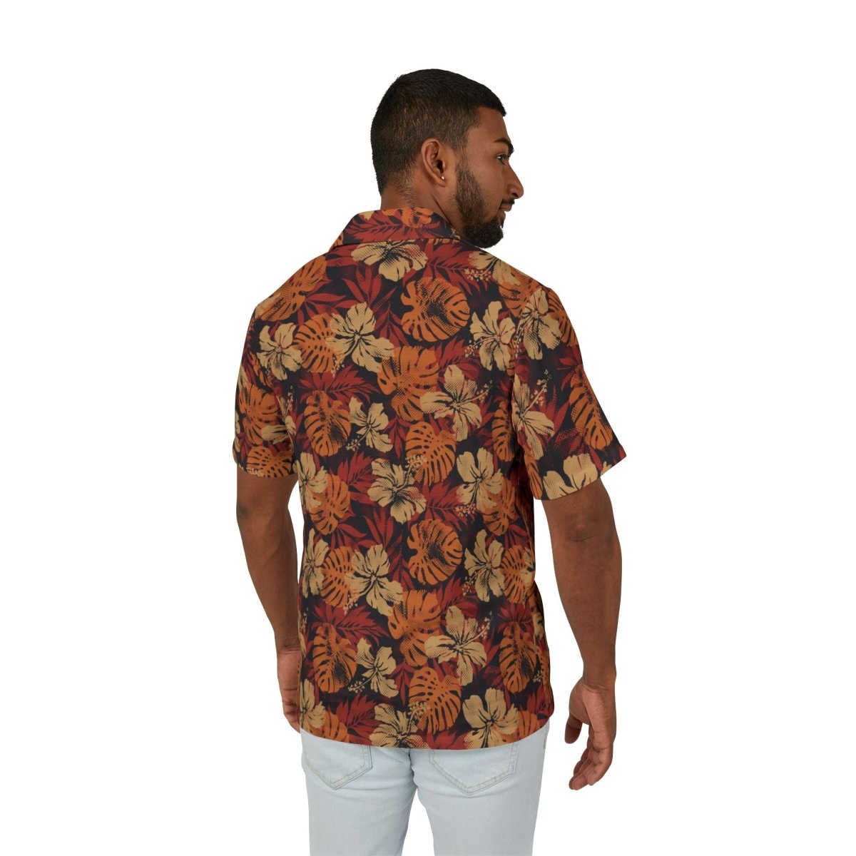 Hawaiian Camp Shirt - Lalomanu Ember - AU/NZ/USA - The Koko Samoa