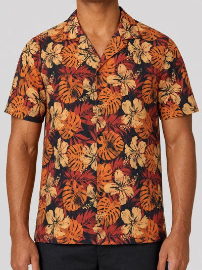 Hawaiian Camp Shirt - Lalomanu Ember