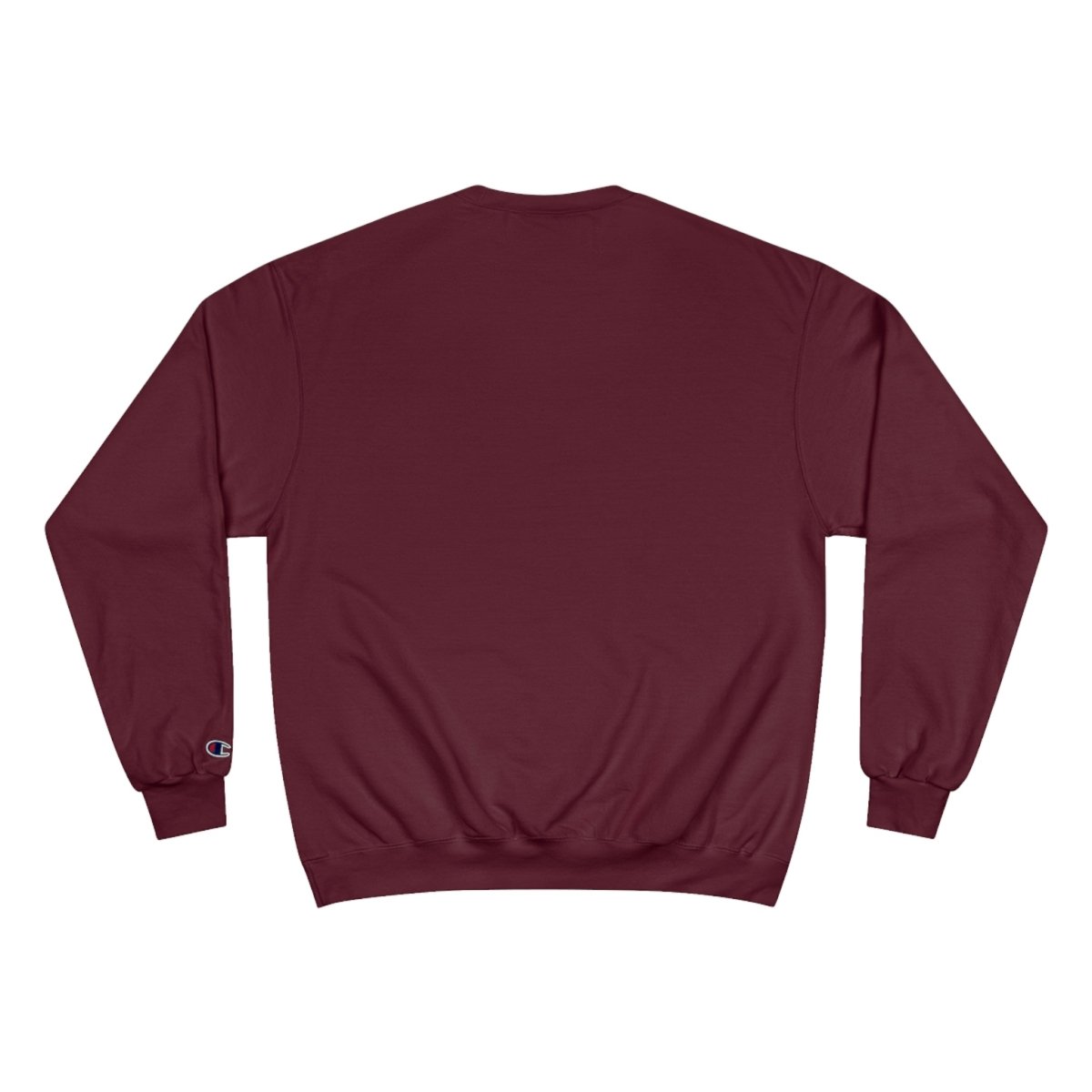 Black Champion unisex sweatshirt by Inkblot, featuring a cozy fit and casual style, ideal for everyday wear.
