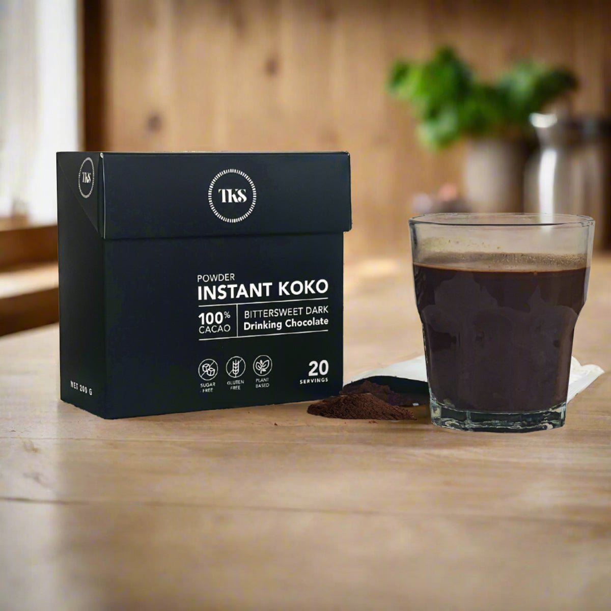 Instant Koko - 100% Cacao Bittersweet Dark Drinking Chocolate | AU - The Koko Samoa