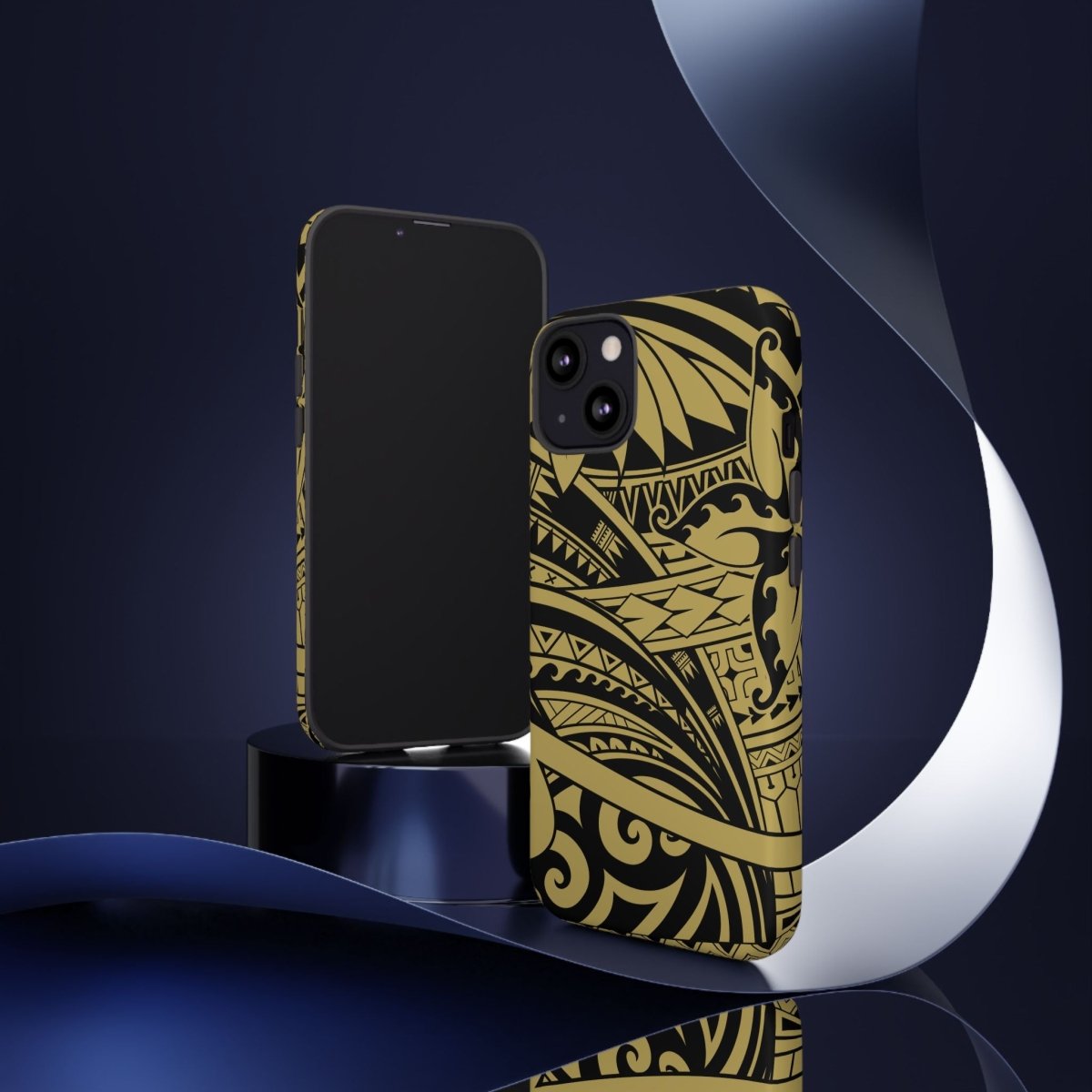 WOYC tough phone case for iPhone in Bloom Gold with floral design, durable protection, suitable for AU, NZ, and US models.