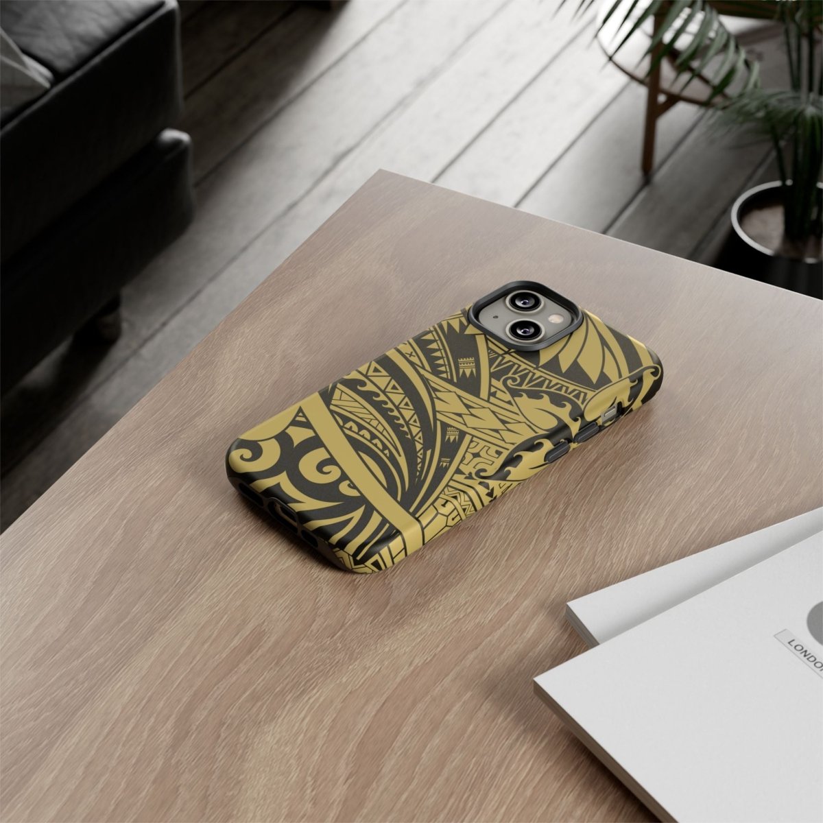 WOYC Bloom Gold tough phone case for iPhone, durable protective case with floral design, suitable for AU, NZ, and US markets.