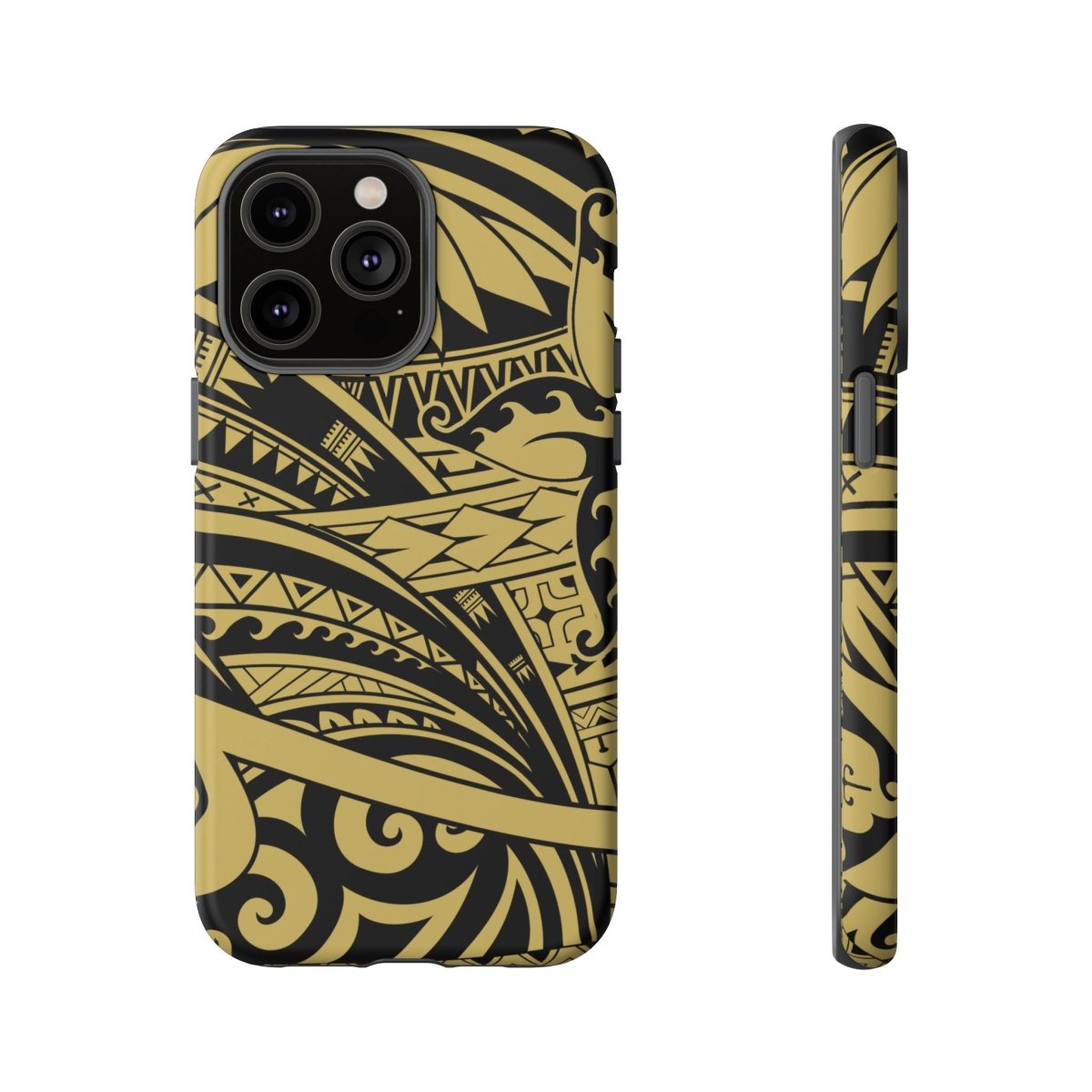 WOYC Bloom Gold tough iPhone case for AU/NZ/USA, durable protective cover with floral design, fits iPhone models.