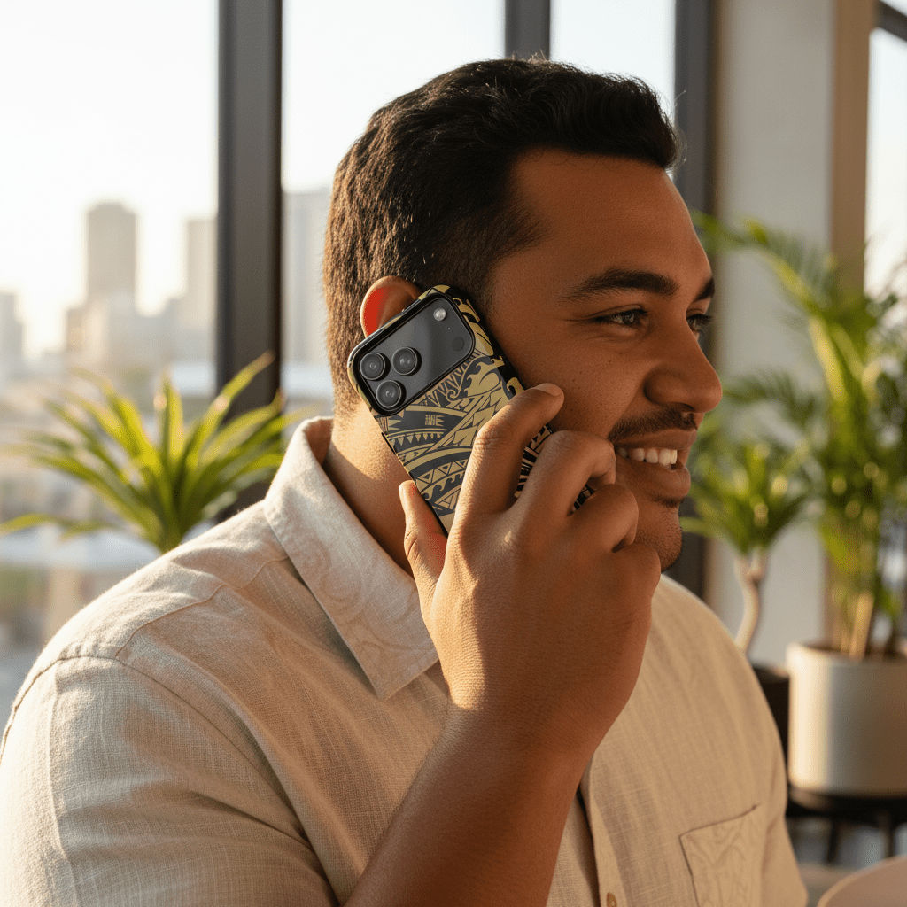 Bloom Gold Tough iPhone case for AU/NZ/USA, featuring a vibrant floral design and durable protective material.