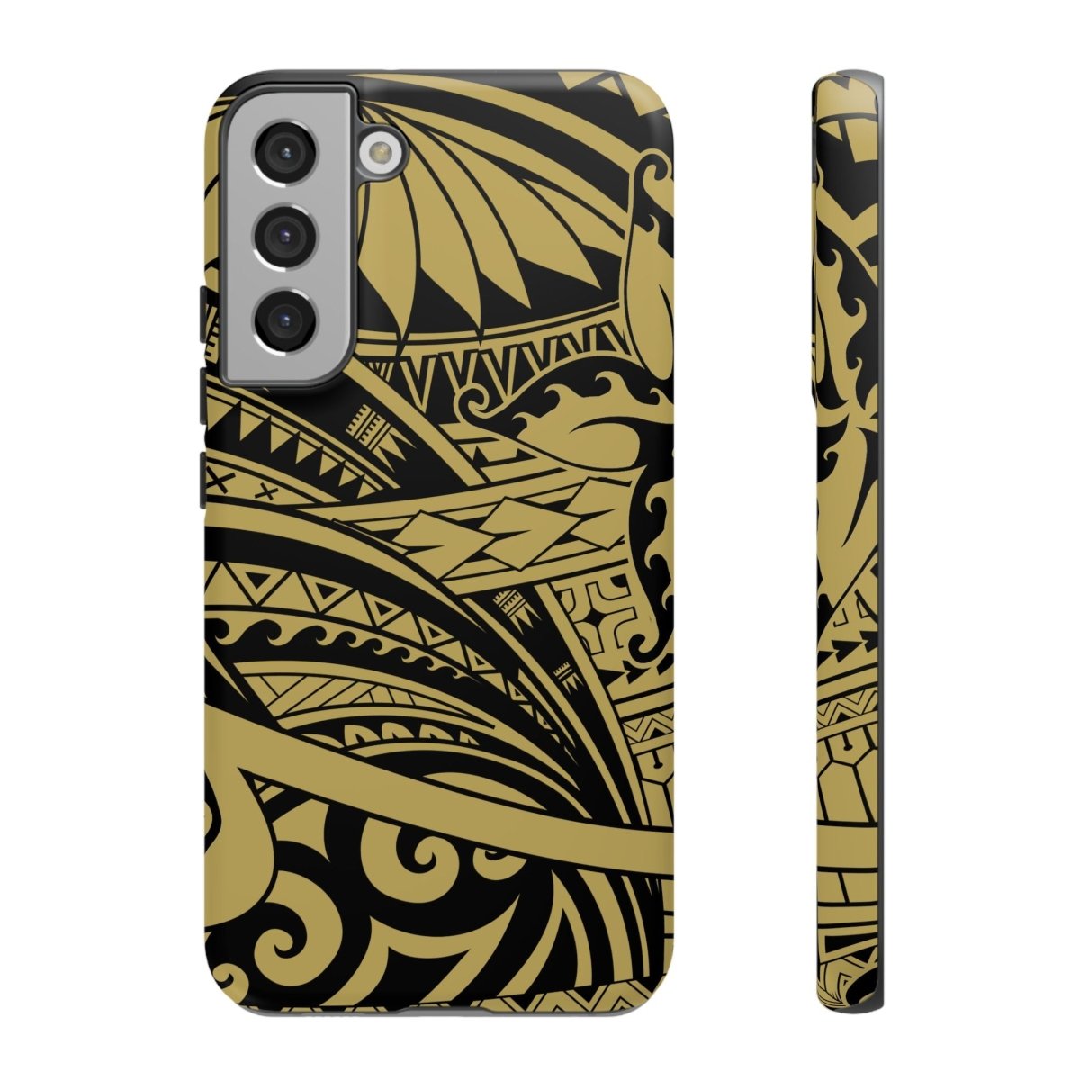 WOYC Bloom Gold tough phone case for iPhone, durable protective cover with floral design, suitable for AU, NZ, and USA.