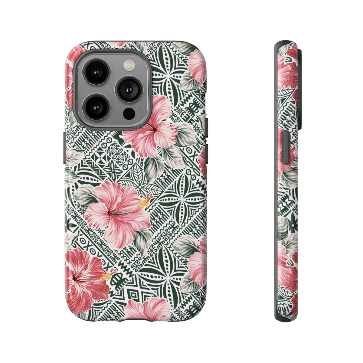 iPhone tough phone case with Solosolo Blooms floral design for AU/NZ/USA, durable protection with vibrant artwork.