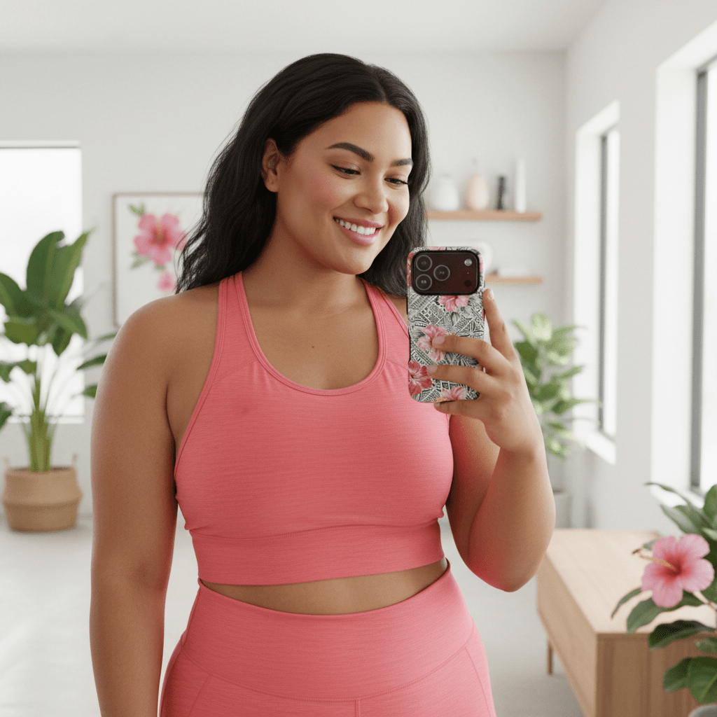 iPhone tough phone case featuring Solosolo Blooms design with vibrant floral pattern for durability and style.