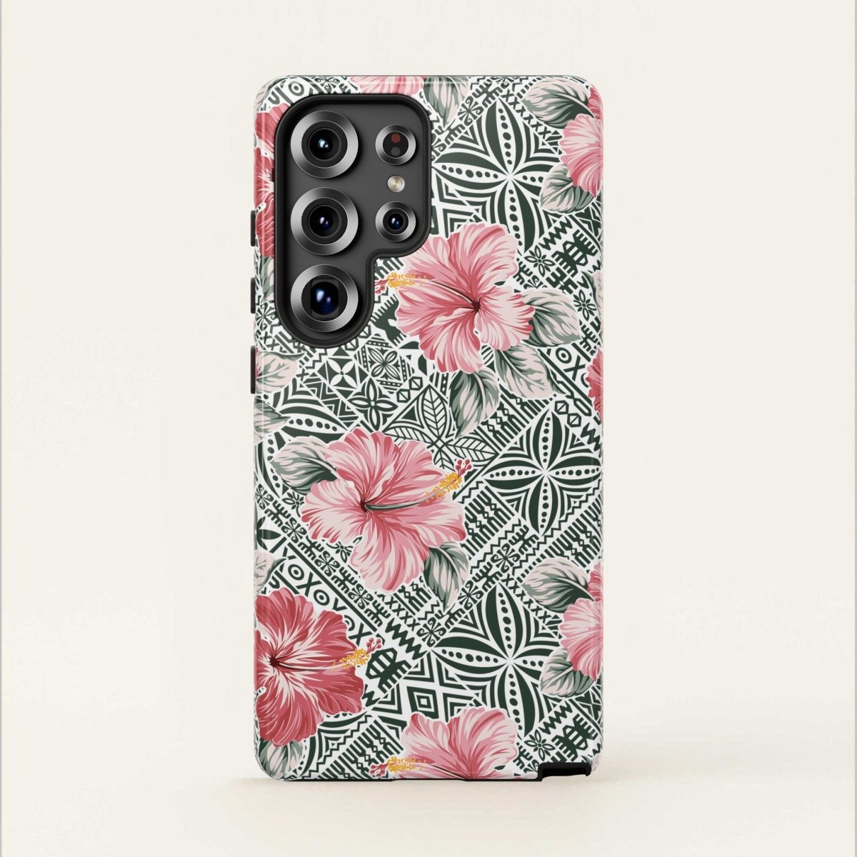 Printify iPhone tough phone case featuring Solosolo Blooms design, durable protective cover for iPhone models.