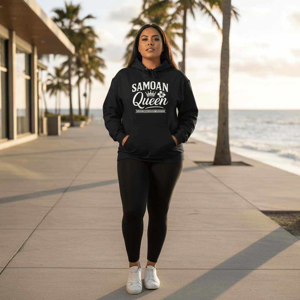 Island Hoodie™ – Samoan Queen - AU/NZ - The Koko Samoa