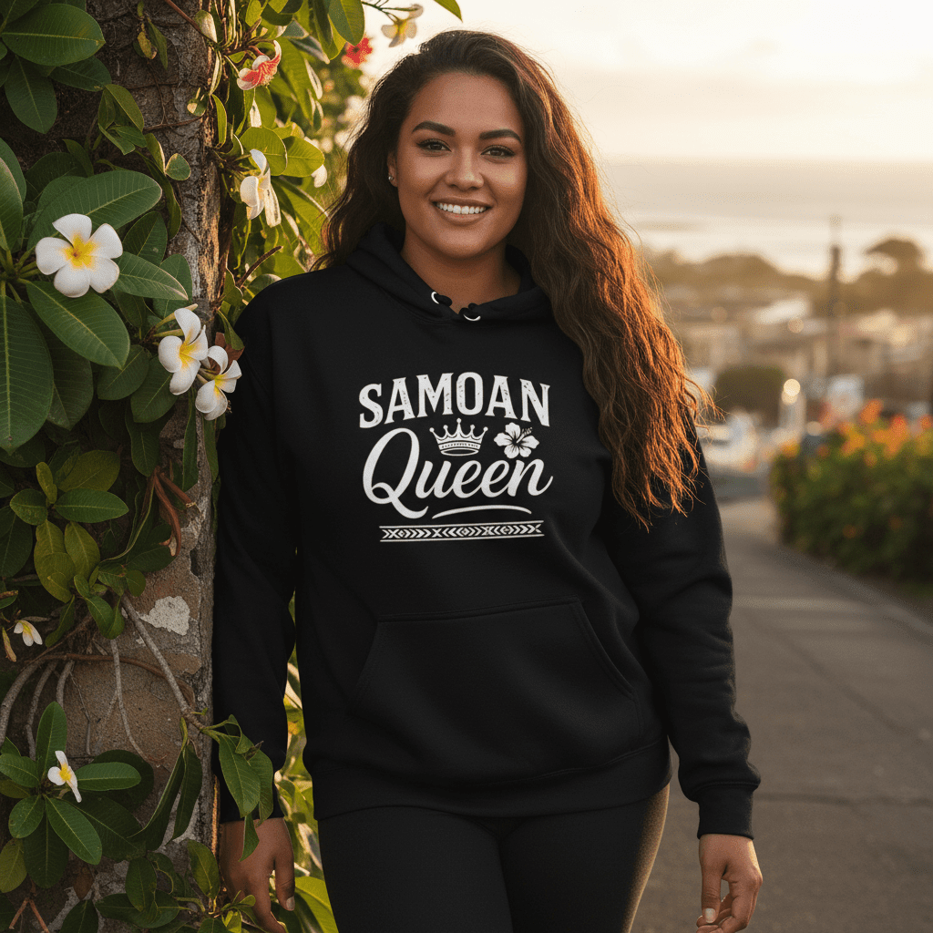 Island Hoodie™ – Samoan Queen - AU/NZ - The Koko Samoa