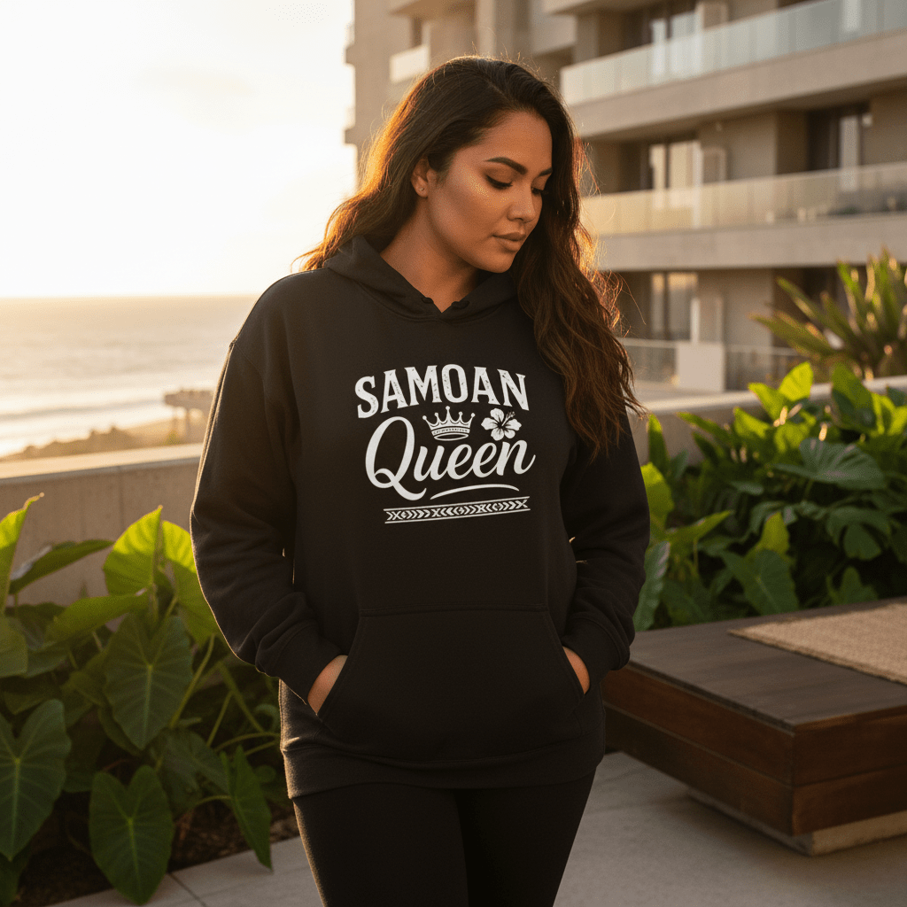 Hoodie - Samoan Queen - AU/NZ/USA - The Koko Samoa