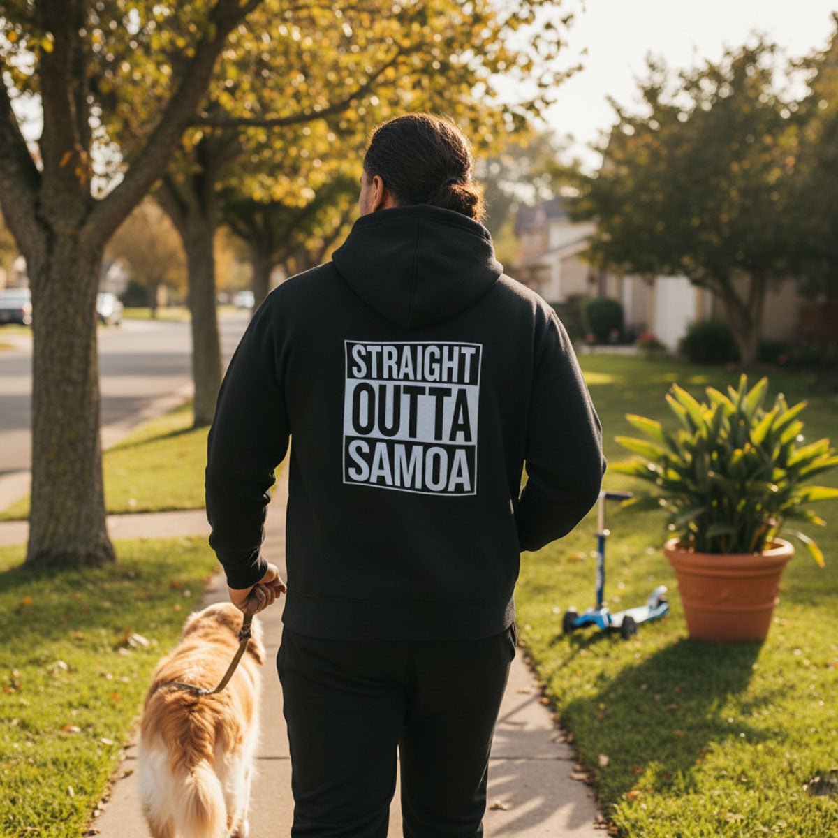 Hoodie - Straight Outta - AU/NZ/USA - The Koko Samoa