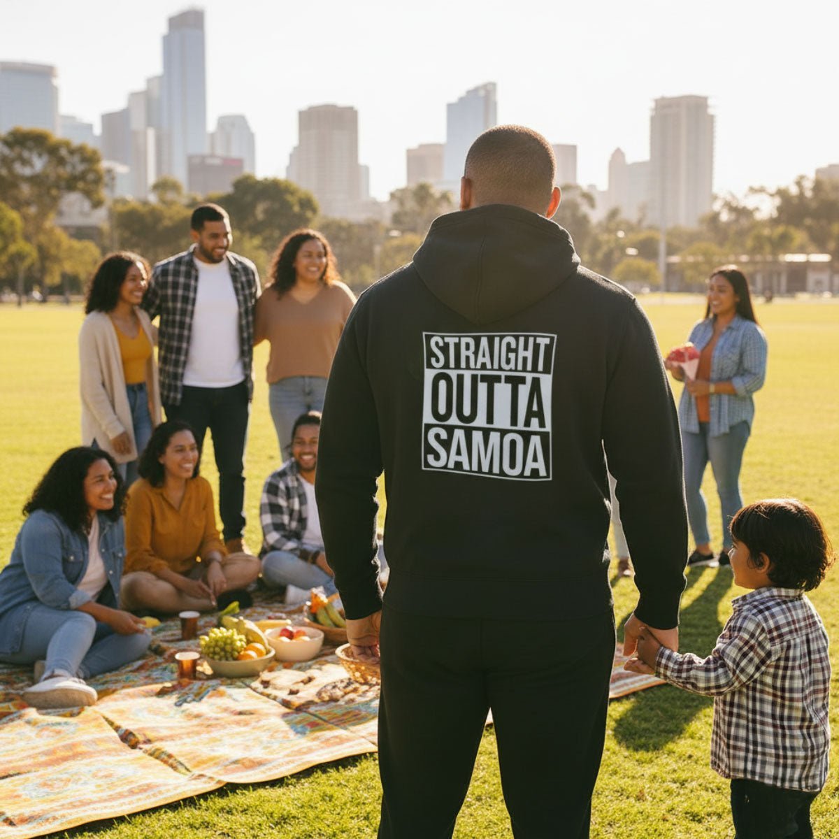 Hoodie - Straight Outta - AU/NZ/USA - The Koko Samoa