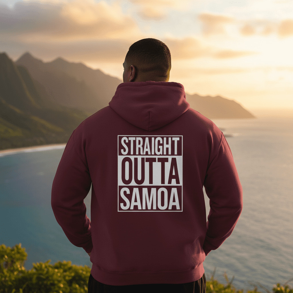Hoodie - Straight Outta - AU/NZ/USA - The Koko Samoa