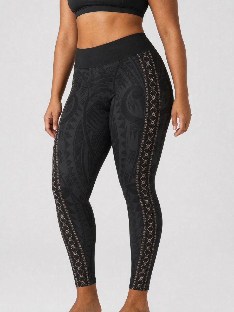 IslandCurvy - 2XL to 6XL Leggings - Malu - AU/NZ - The Koko Samoa