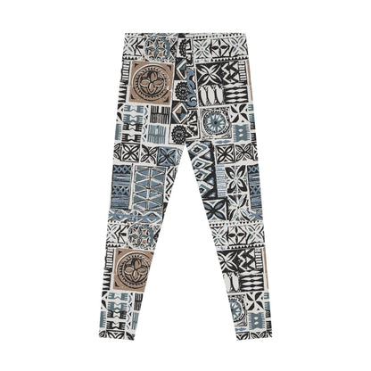 IslandFlex Leggings - Elei Steel - AU/NZ/USA - The Koko Samoa