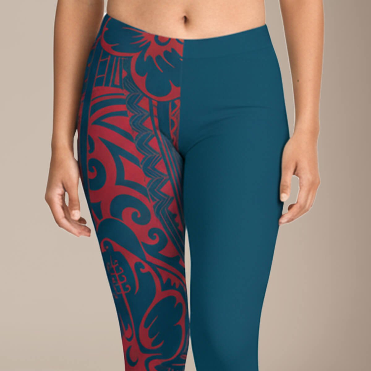 IslandFlex Mid - Rise Leggings - Winterberry Blue - AU/NZ/USA - The Koko Samoa