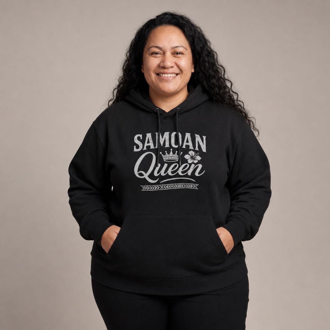 IslandHeavy™ Hoodie – Plus 2XL - 5XL – Samoan Queen - AU/NZ - The Koko Samoa