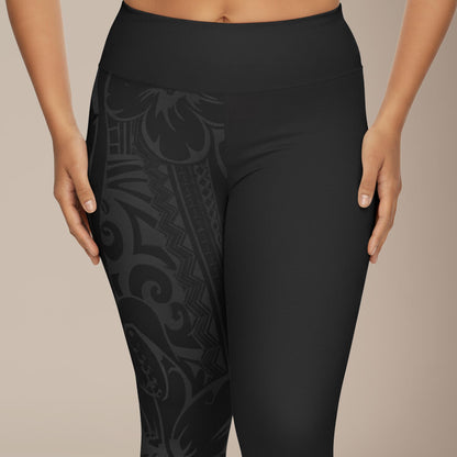 IslandPlus - 2XL to 6XL Leggings - Dark Grey - AU/NZ/USA - The Koko Samoa